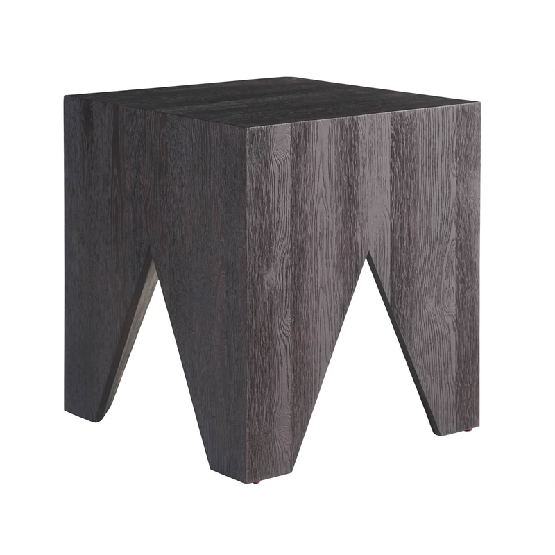 Universal Furniture Griffith Park Obsidian End Table in Brown