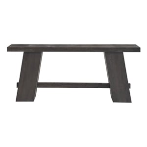 Universal Furniture Griffith Park Obsidian Console Table in Brown