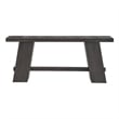 Universal Furniture Griffith Park Obsidian Console Table in Brown