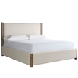 Universal Furniture Boulder Upholstered Bed Queen in Oatmeal