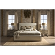 Universal Furniture Boulder Upholstered Bed Queen in Oatmeal