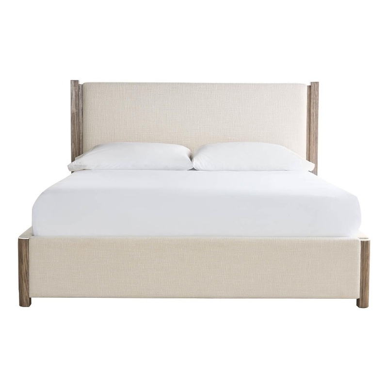 Universal Furniture Boulder Upholstered Bed Queen in Oatmeal