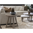 Universal Furniture Boulder Round Side Table in Boulder Gray