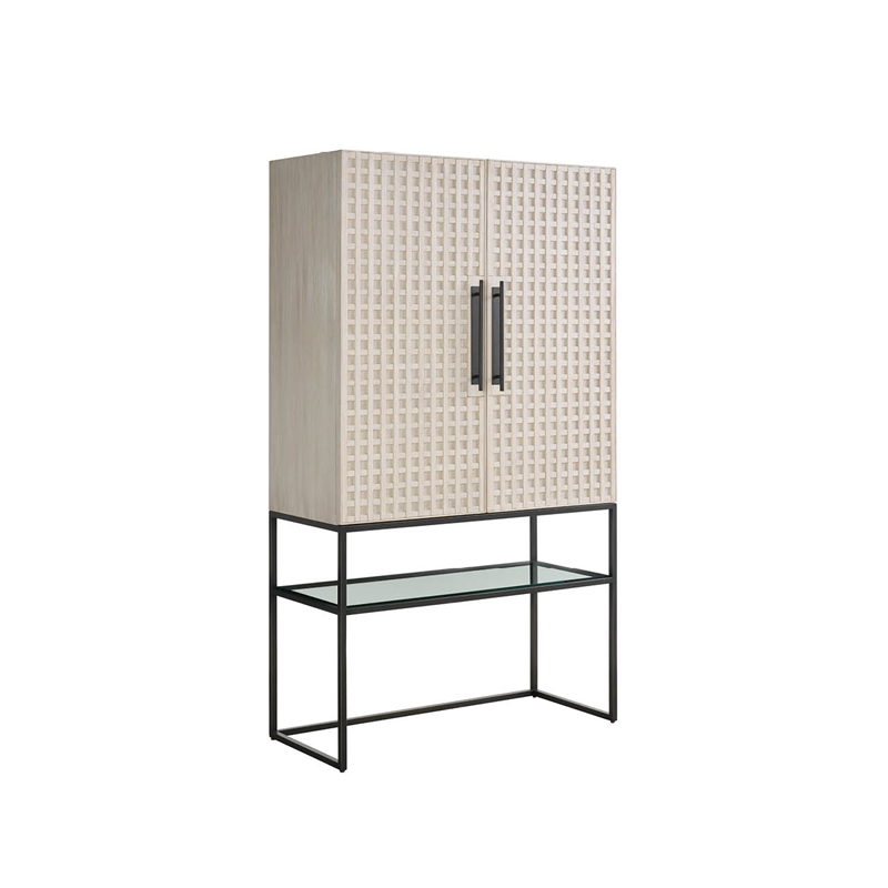 Universal Furniture River Rock Bar Cabinet in River Rock