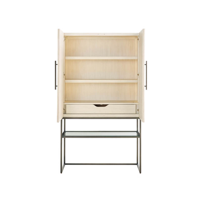 Universal Furniture River Rock Bar Cabinet in River Rock