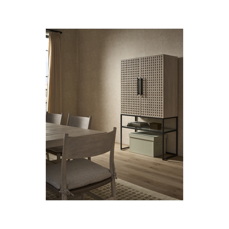 Universal Furniture River Rock Bar Cabinet in River Rock