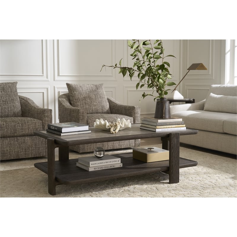 Universal Furniture Sable And Stone Cocktail Table in Sable