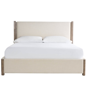 Universal Furniture Boulder Upholstered Bed King in Oatmeal