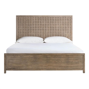 Universal Furniture Boulder Panel Bed King in Brown