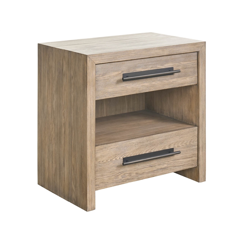 Universal Furniture Boulder Two Drawer Nightstand in Boulder
