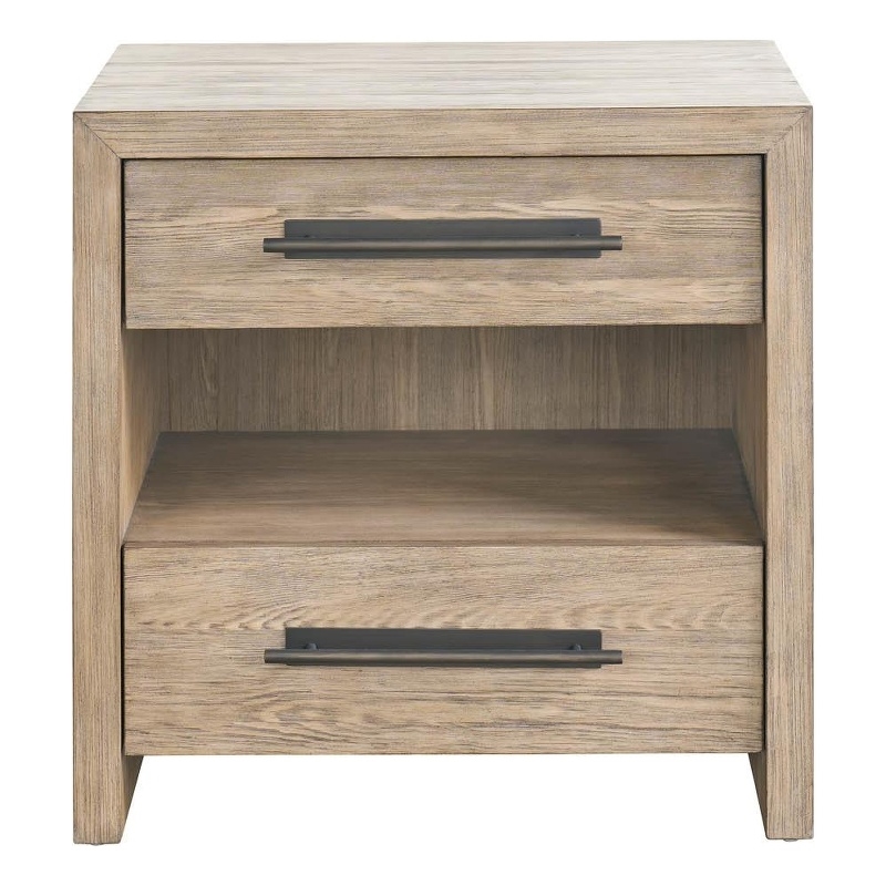 Universal Furniture Boulder Two Drawer Nightstand in Boulder