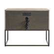 Universal Furniture Boulder Metal Base Nightstand in Boulder