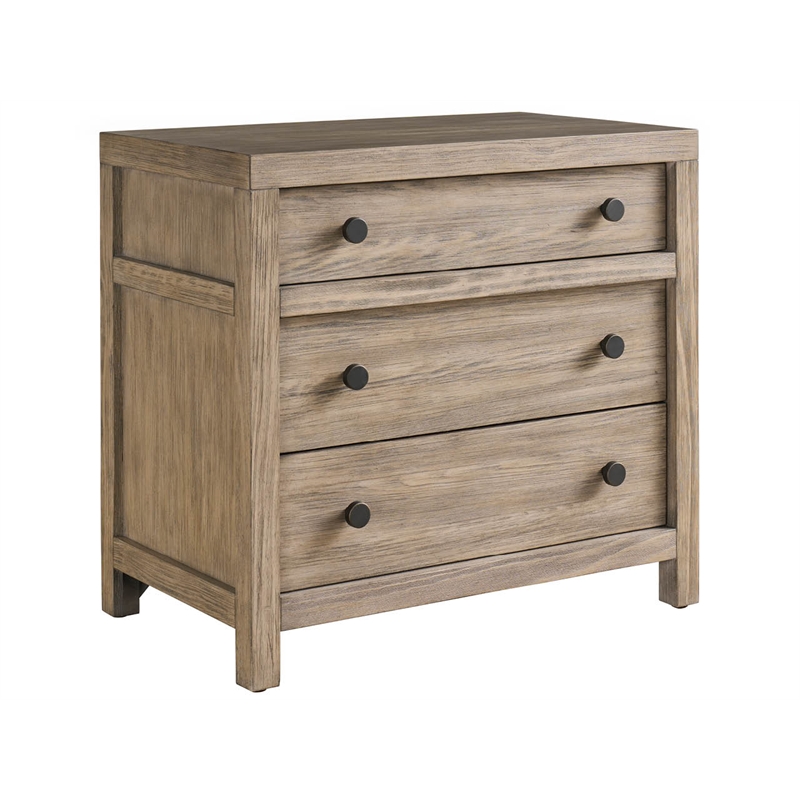 Universal Furniture Boulder Three Drawer Nightstand in Boulder
