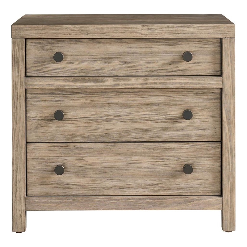 Universal Furniture Boulder Three Drawer Nightstand in Boulder