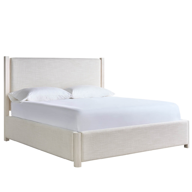 Universal Furniture River Rock Upholstered Bed Queen in Cream