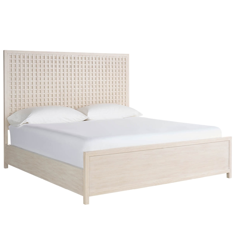 Universal Furniture River Rock Panel Bed Queen in Cream
