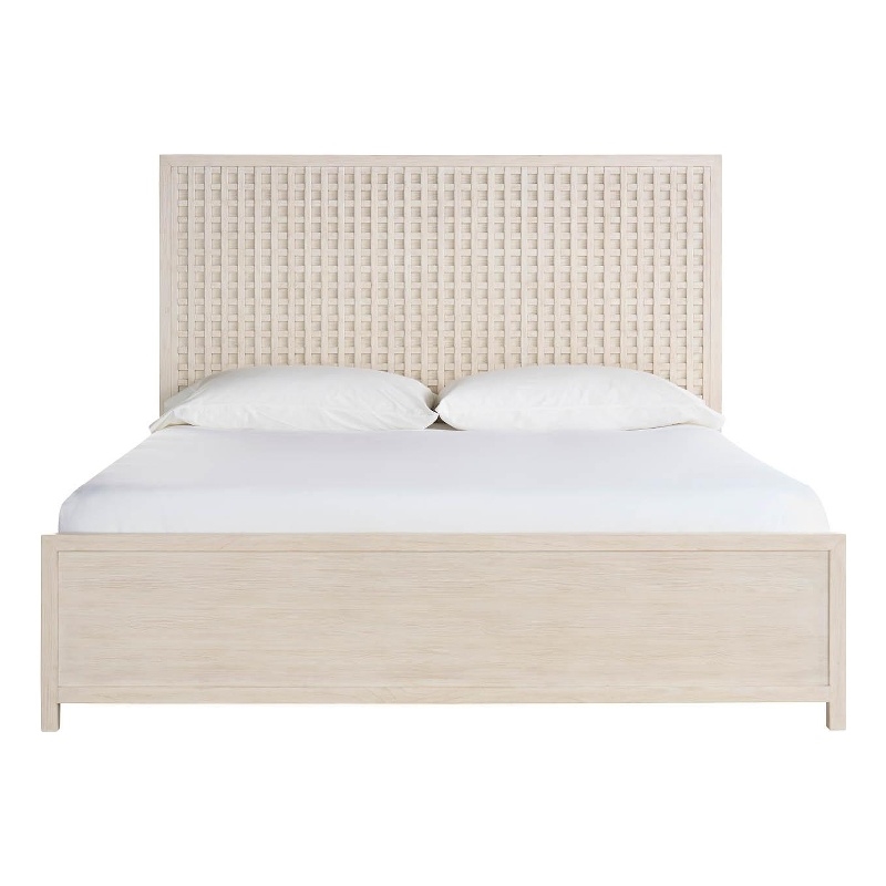 Universal Furniture River Rock Panel Bed Queen in Cream