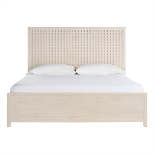 Universal Furniture River Rock Panel Bed Queen in Cream