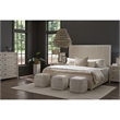 Universal Furniture River Rock Panel Bed King in Cream