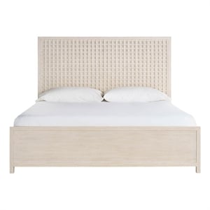 Universal Furniture River Rock Panel Bed King in Cream