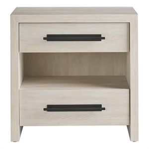 Universal Furniture River Rock Two Drawer Nightstand in River Rock
