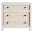 Universal Furniture River Rock Three Drawer Nightstand in River Rock