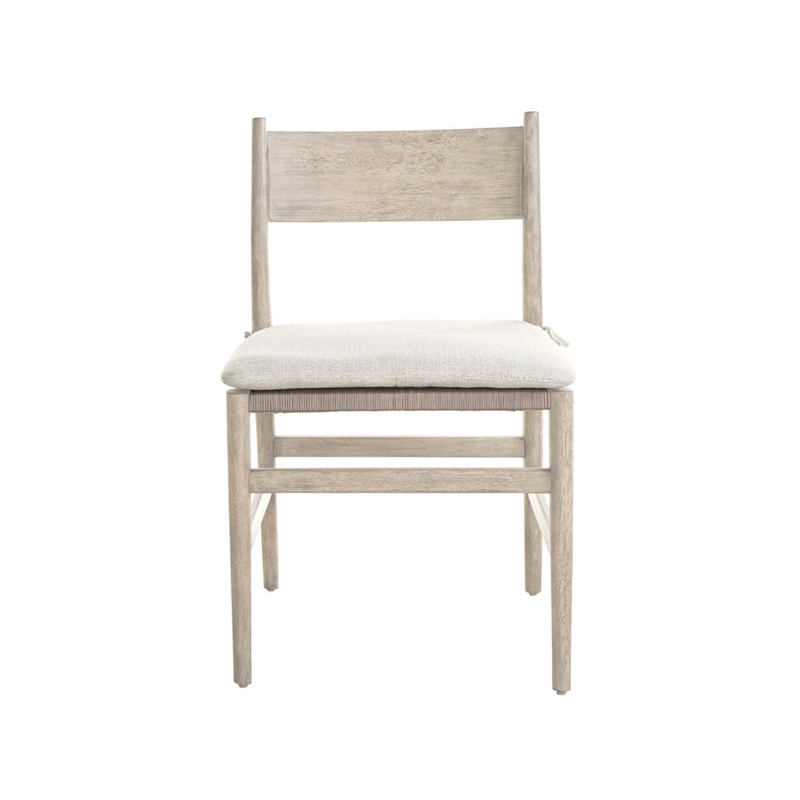 Universal Furniture River Rock Wood Back Side Chair in River Rock (Set of 2)