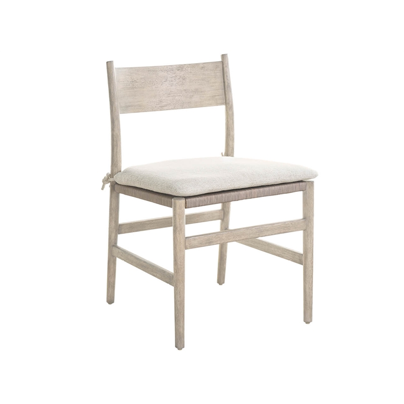 Universal Furniture River Rock Wood Back Side Chair in River Rock (Set of 2)