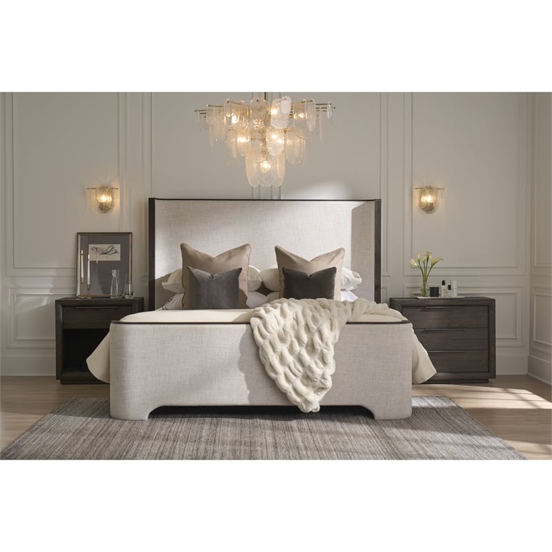 Universal Furniture Sable Bed Queen in Cream
