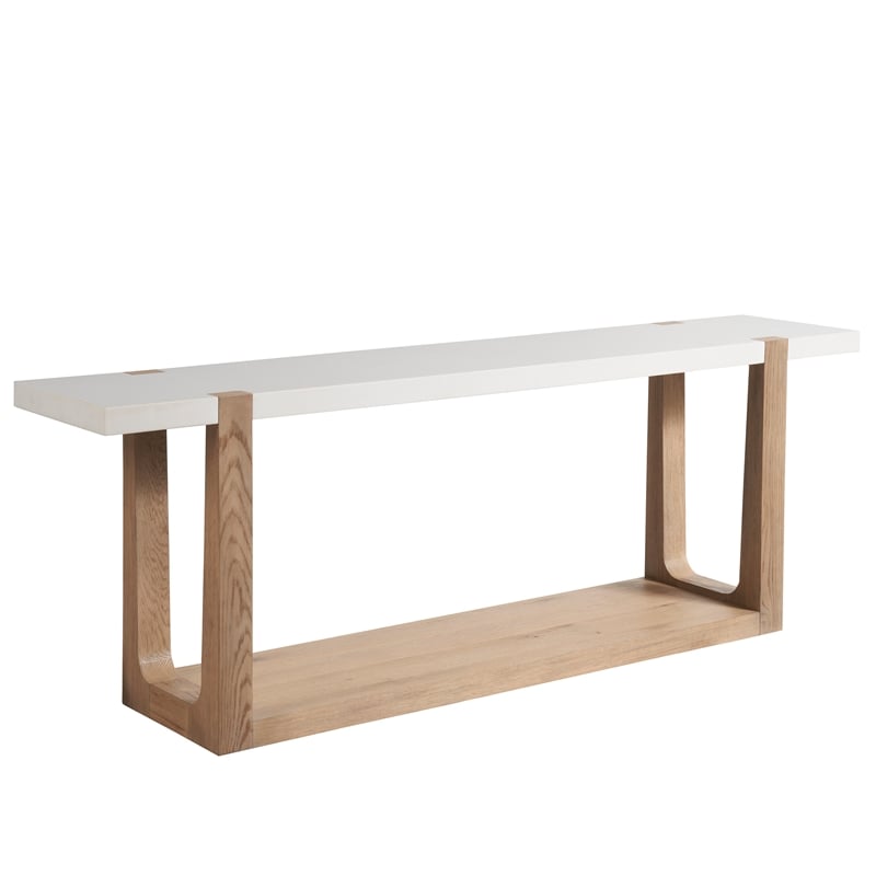 Universal Furniture Ellis Console Table in Organic Natural Oak