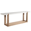 Universal Furniture Ellis Console Table in Organic Natural Oak