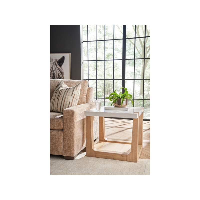 Universal Furniture Ellis  End Table in Organic Natural Oak