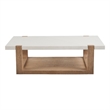 Universal Furniture Ellis Cocktail Table in Organic Natural Oak