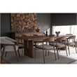 Universal Furniture Barrel Back Dining Chair in Aged Satin Pewter finish