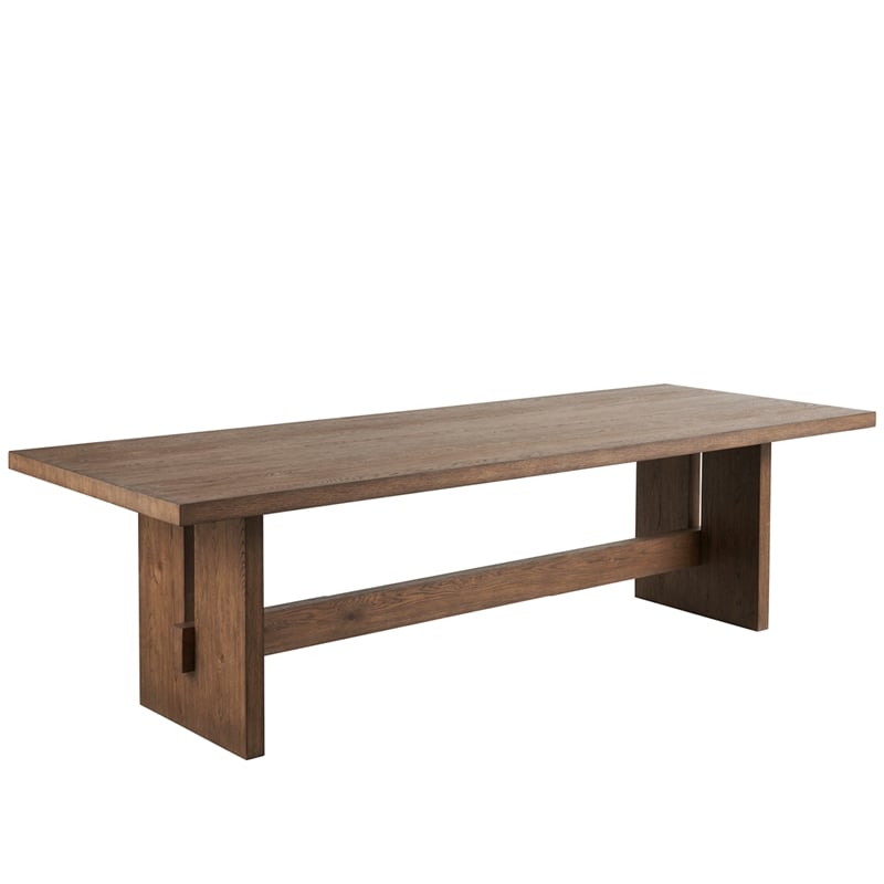 Universal Furniture Eden Dining Table in Medium Brown Oak
