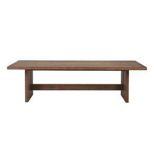 Universal Furniture Eden Dining Table in Medium Brown Oak