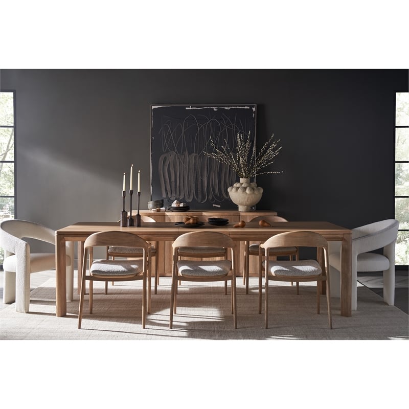 Universal Furniture Malone Dining Table in Natural Oak