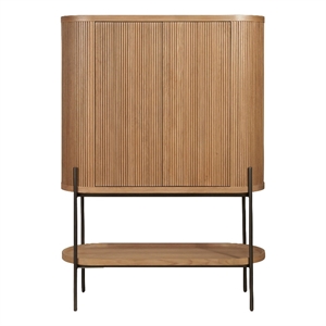 Universal Furniture Linnea Bar Cabinet in Natural Oak
