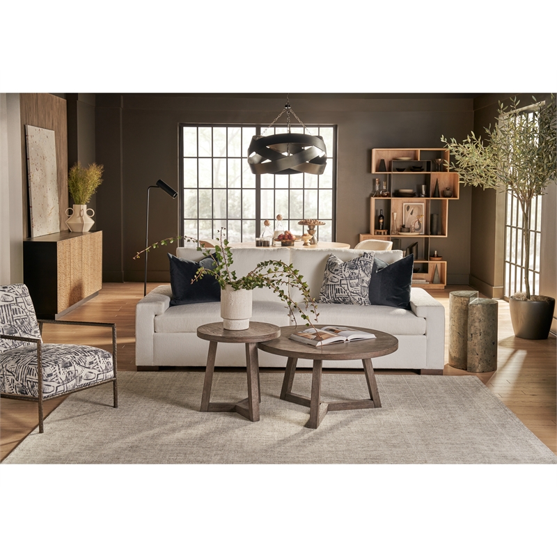 Universal Furniture Muse Bunching Table Small in Washed Charcoal