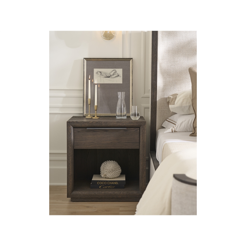 Universal Furniture Sable One Drawer Nightstand in Sable Espresso