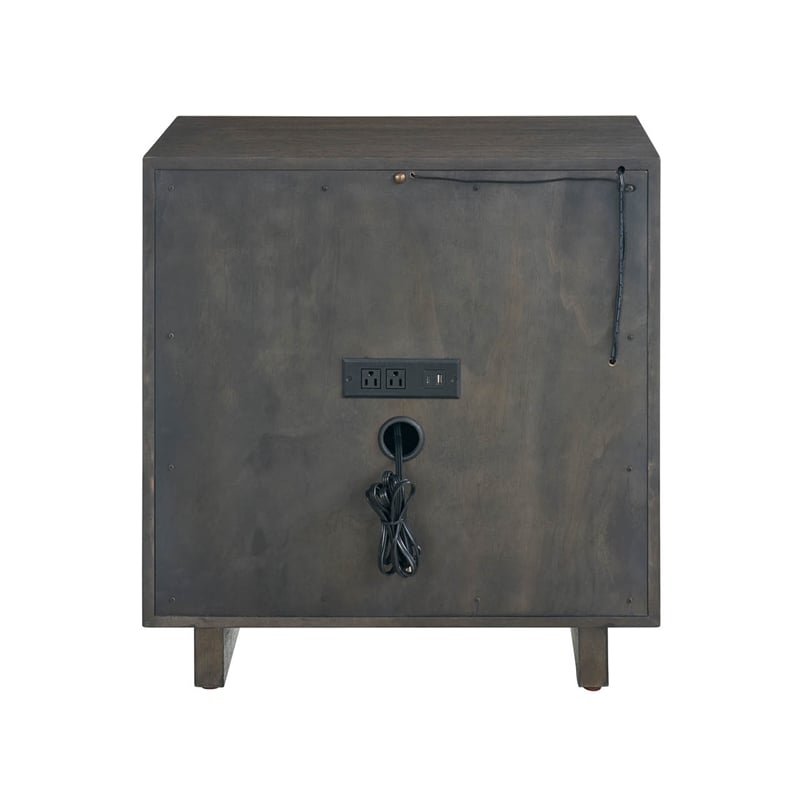 Universal Furniture Sable Open Storage Nightstand in Sable