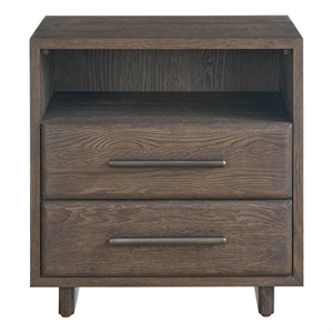 Universal Furniture Sable Open Storage Nightstand in Sable