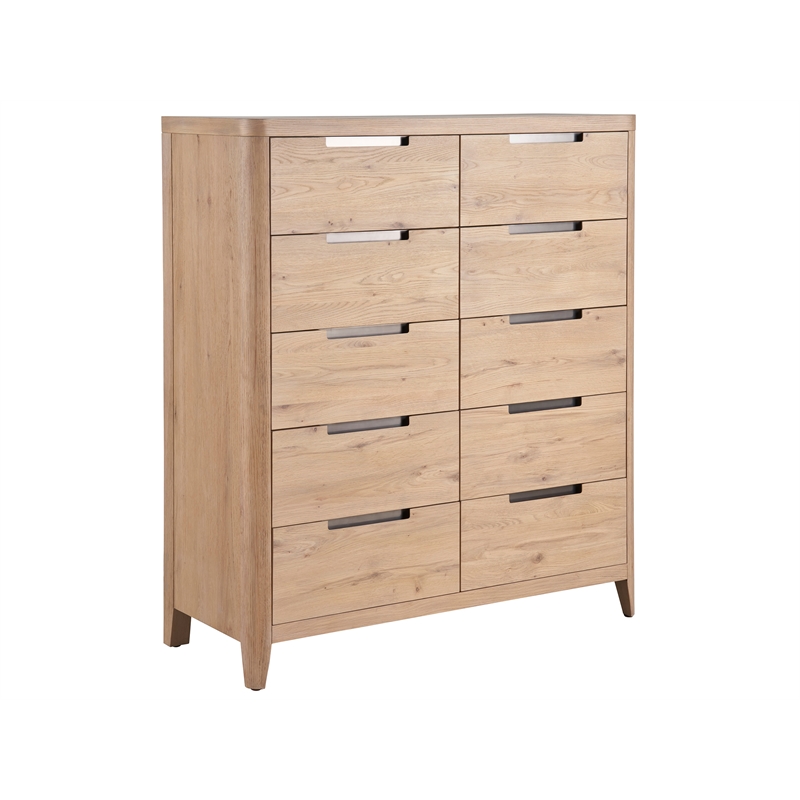 Universal Furniture Walker Drawer Chest in Organic Natural Oak