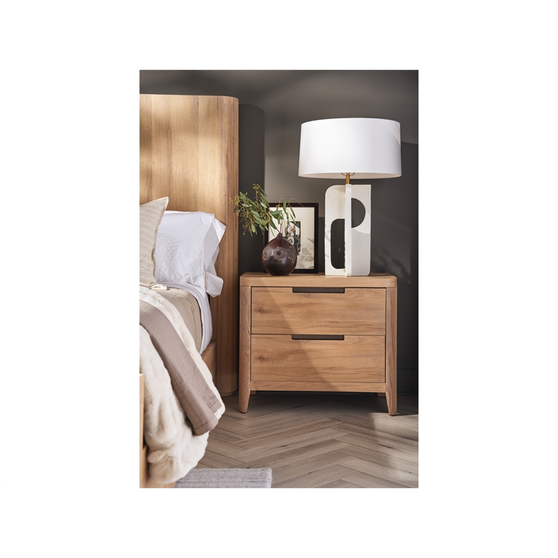 Universal Furniture Walker Nightstand in Organic Natural Oak