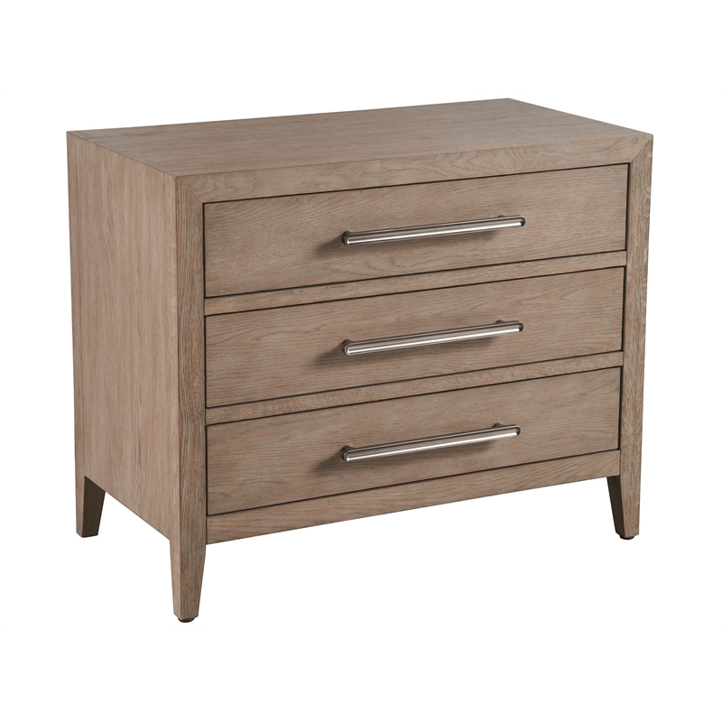 Universal Furniture Cove Drawer Nightstand in Gray Oak
