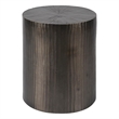 Universal Furniture Asher Round End Table in Graphite
