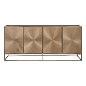 Universal Furniture Fusion Credenza in Aged Brass