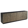 Universal Furniture Cosmo Credenza in Pyrite/Matte Black
