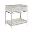 Universal Furniture Lyra Nightstand in Polished Nickel