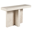 Universal Furniture Daxton Console Table in White Travertine